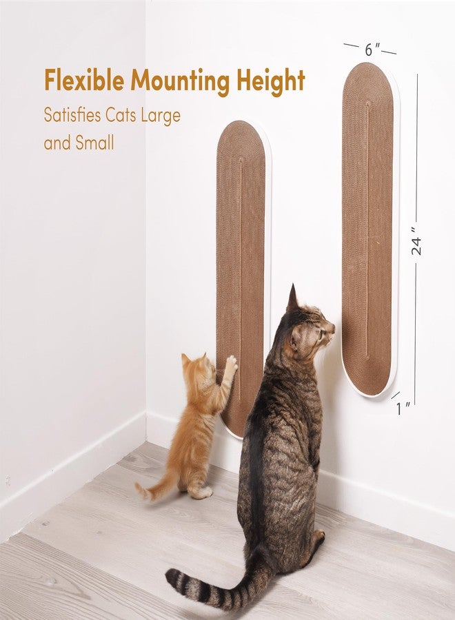 xympo 24 Inch Wall Mounted Cardboard Scratcher (Pack of 2) - Image 5